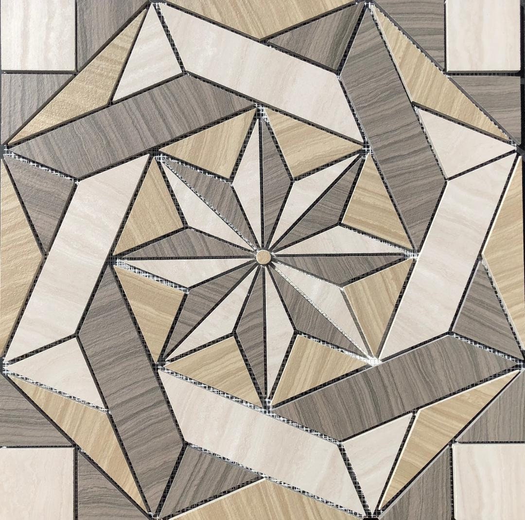 22 1/4 X 22 1/4 Tile Medallion Mural crossville Java Joint Tile Series Etsy