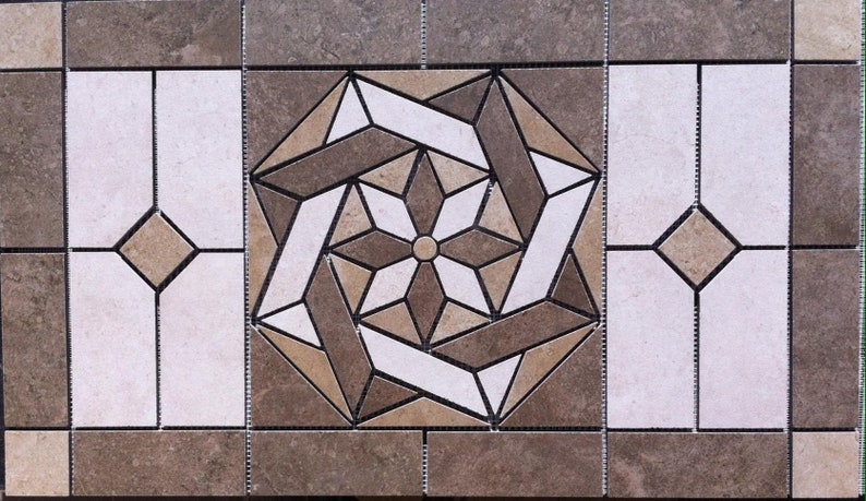 Daltile Affinity tile series 26 58 x 15 12 Tile Medallion
