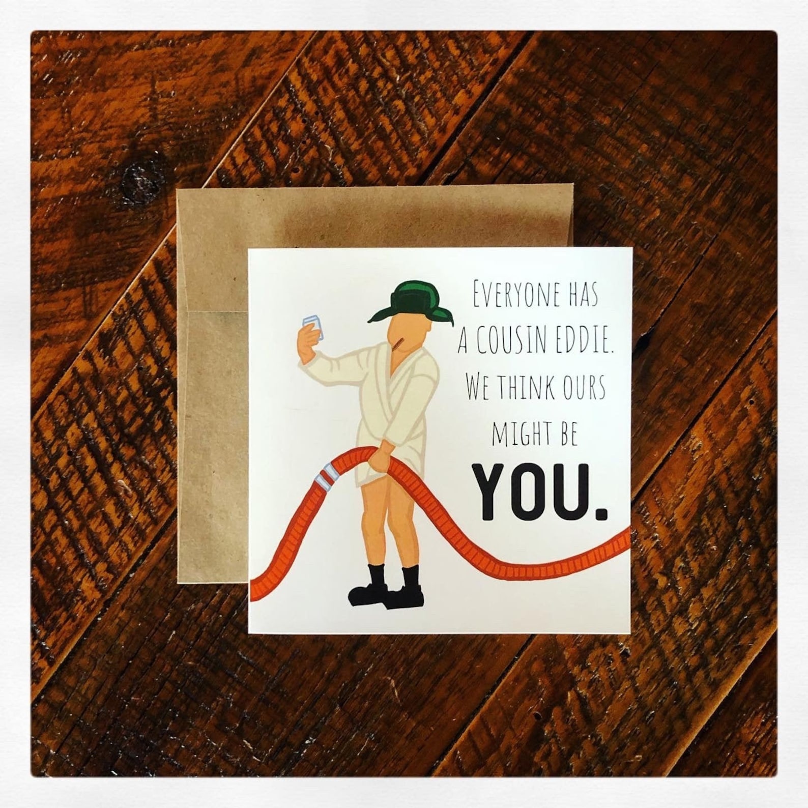 Cousin Eddie Christmas Card 