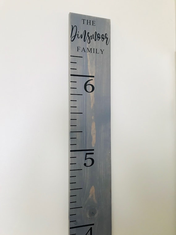 Etsy Personalized Growth Chart