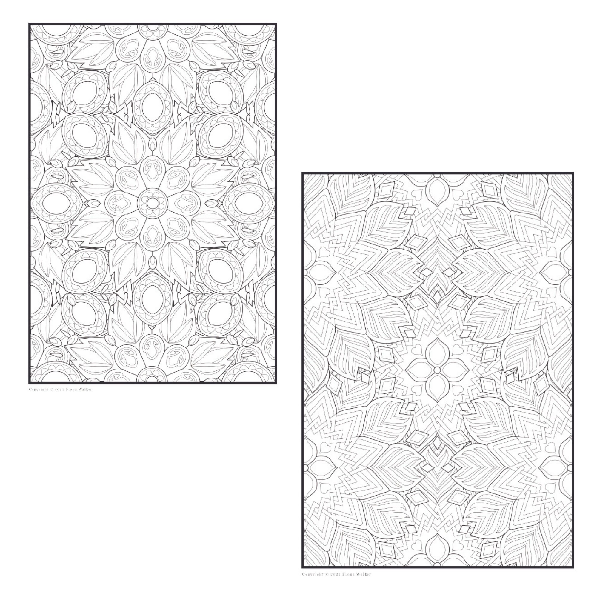 Mandala Volume 20 Coloring Pages for Adults Printable PDF, Instant PDF ...