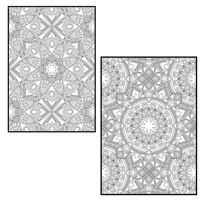 Download Mandala Coloring Pages for Adults Vol 7. PROCREATE Version ...