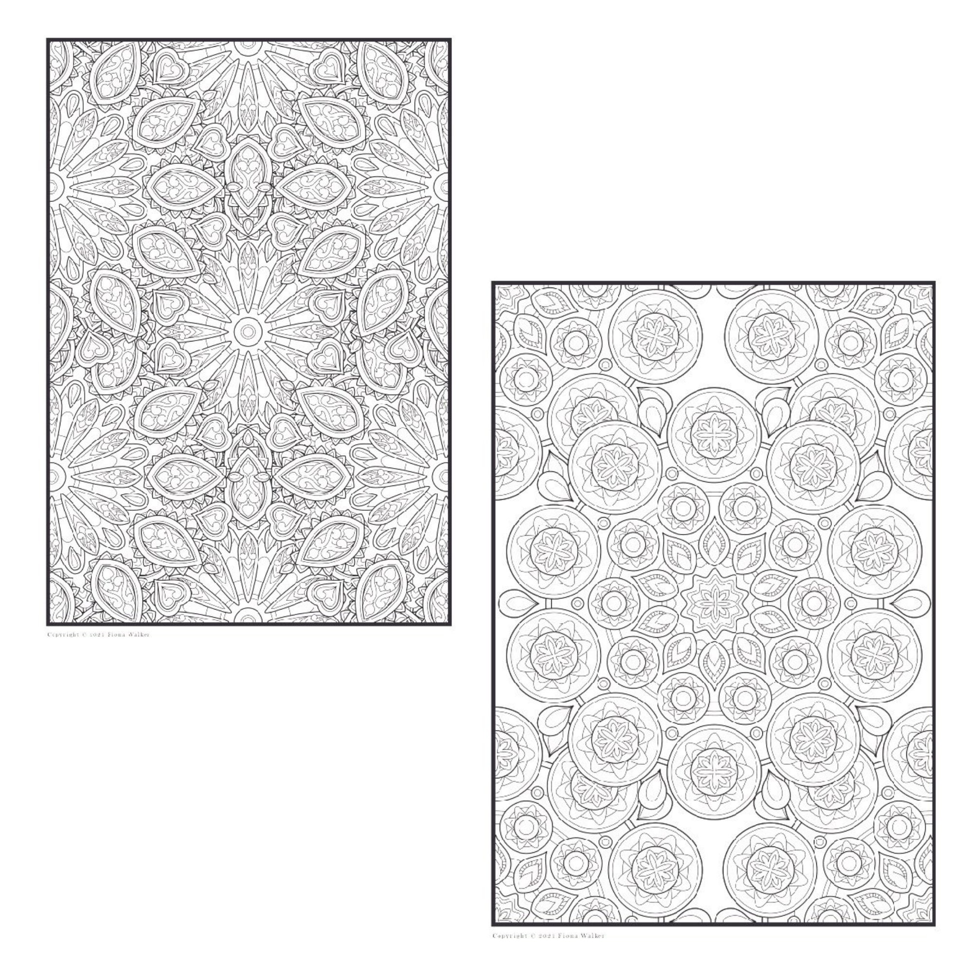 Mandala Volume 27 Coloring Pages for Adults Printable PDF, Instant PDF ...