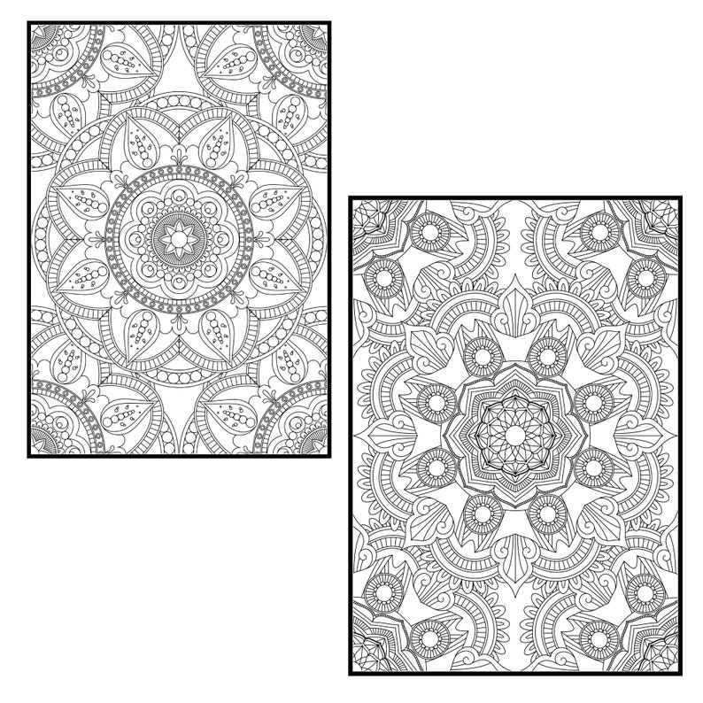 Download Mandala Coloring Pages for Adults Vol. 2 PROCREATE Version ...