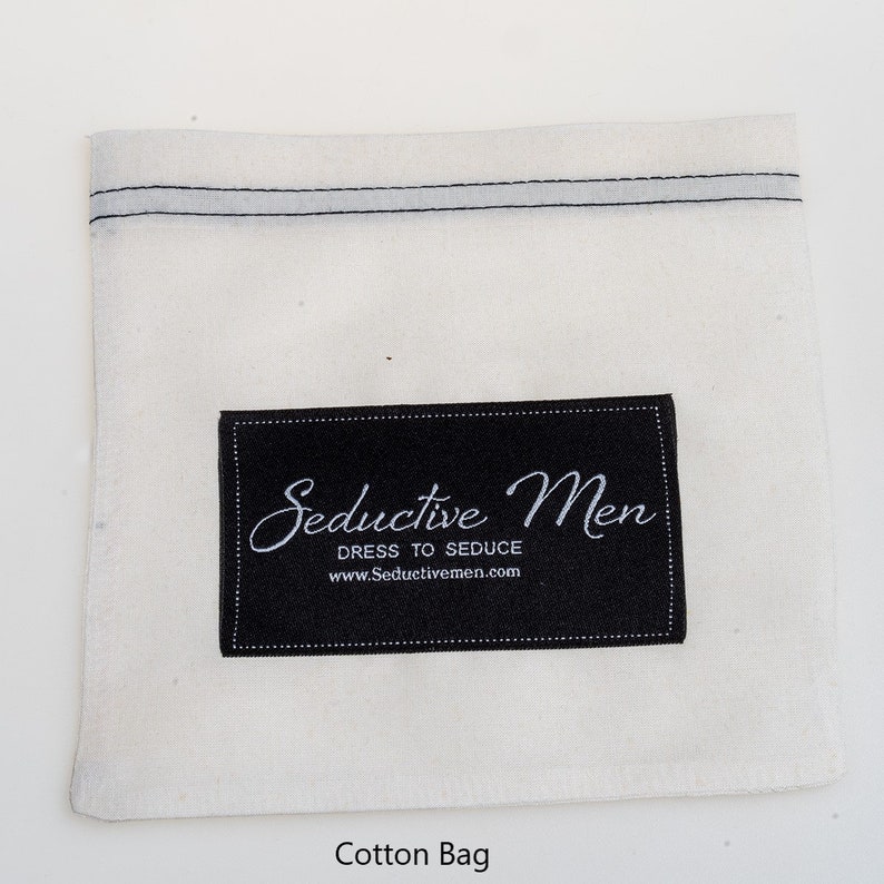Hand-Crochet Camel Cotton Pocket Square with Brown signature Border