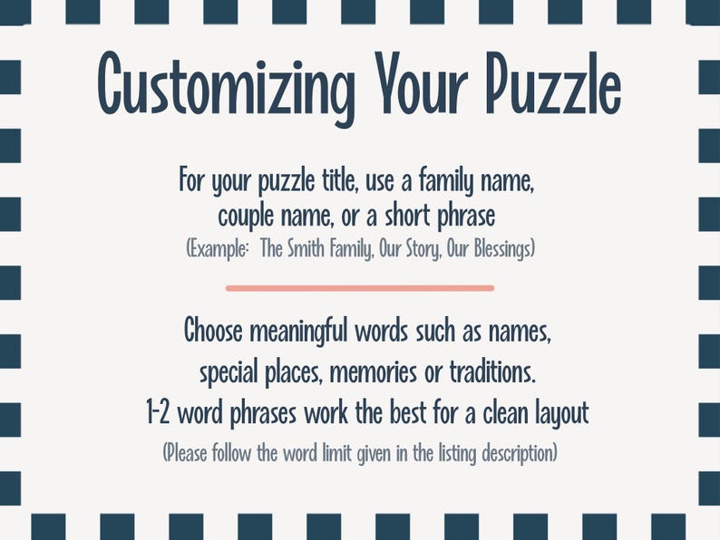 Family Name Word Search Printable Personalized Family Keepsake Wall Art ...