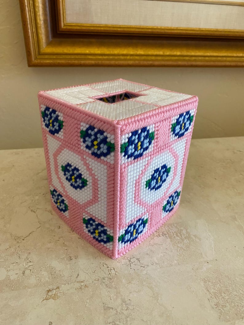 Pretty Tissue Box Pretty Pansies Boutique Tissue Box Cover - Etsy