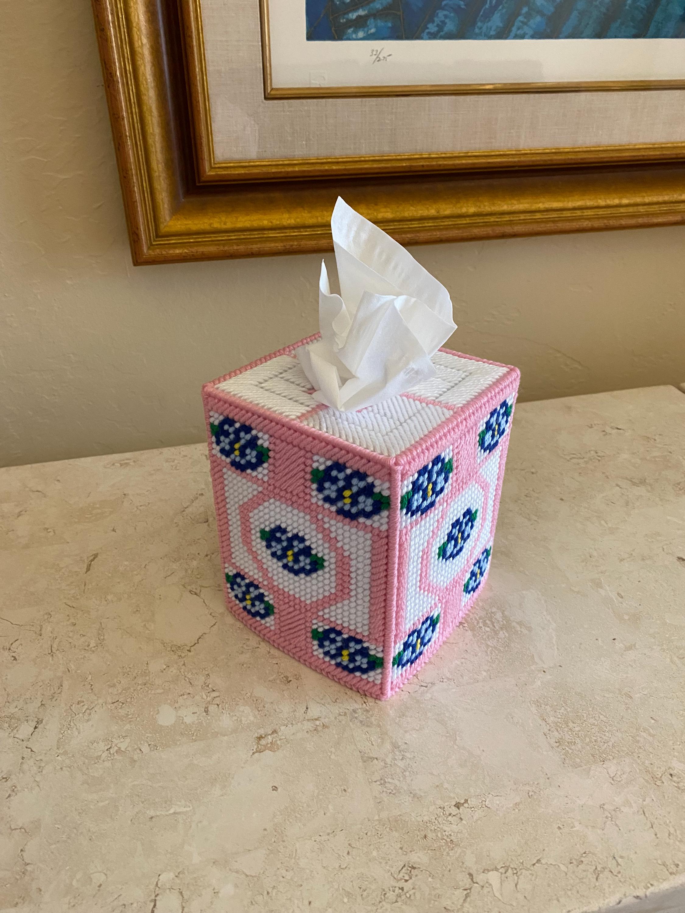 Pretty Tissue Box Pretty Pansies Boutique Tissue Box Cover - Etsy