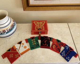 Set di sottobicchieri Asian Accents Deluxe con custodia