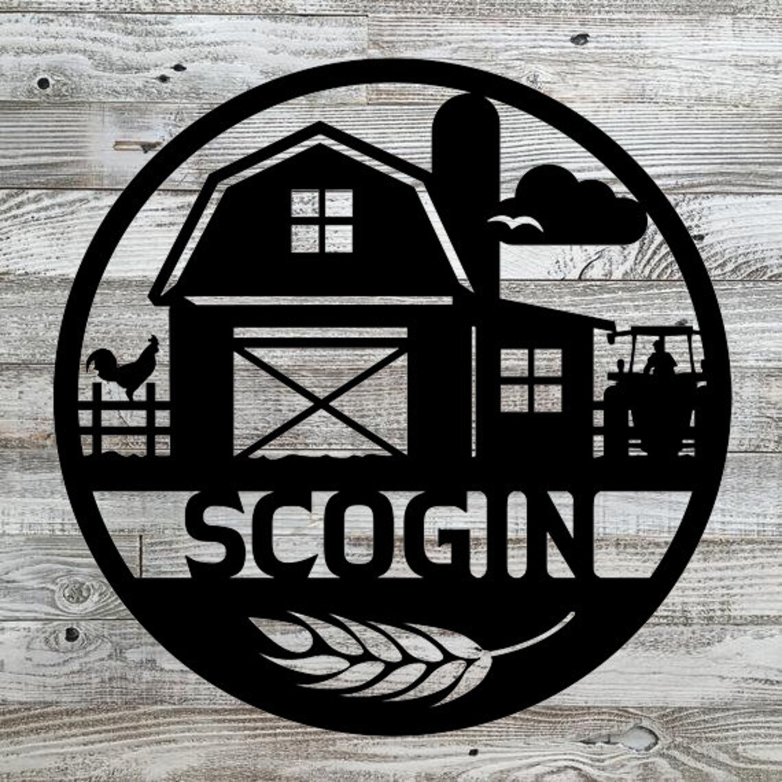 Personalized Barn Wood Name Sign Barn Name Wall Decor Barn Etsy