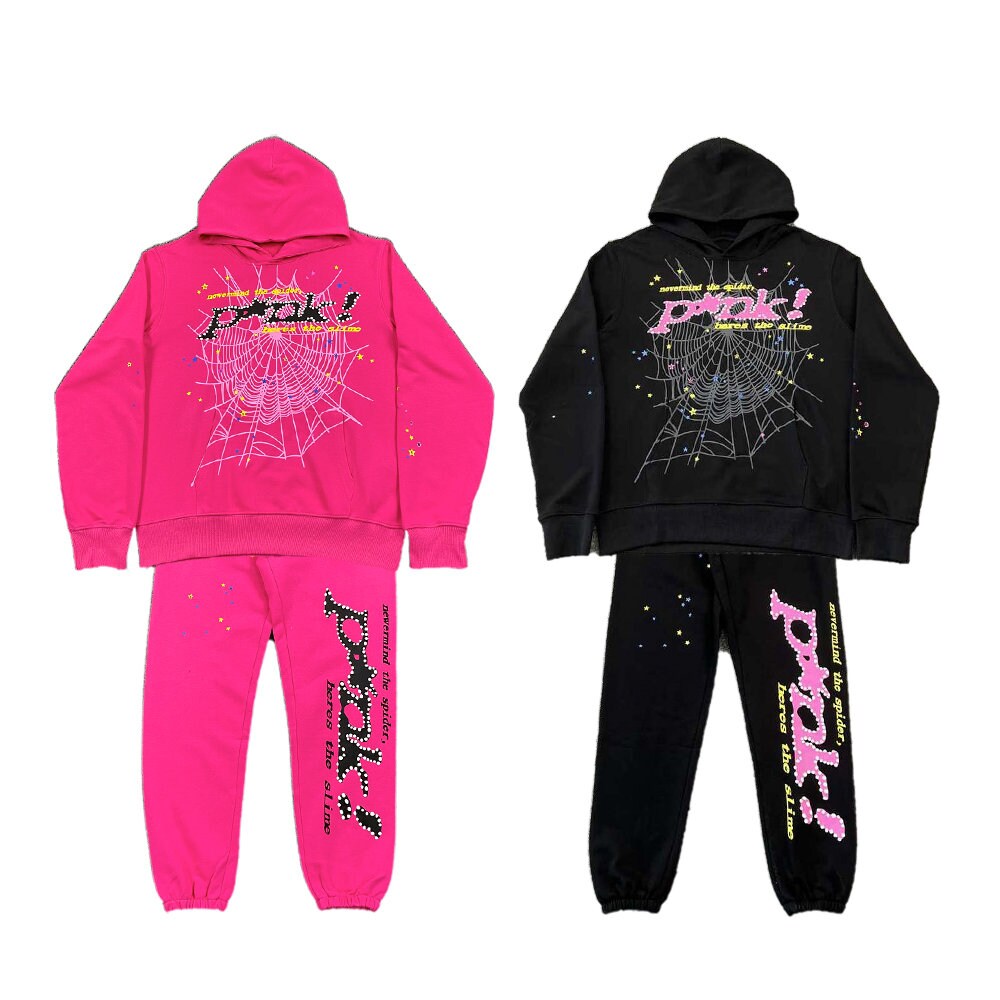 Young Thug Sp5der Pink Hoodie Joggers 