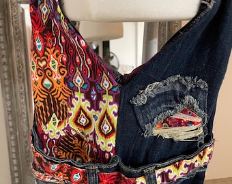 denim shoulder bag