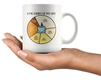 Funny Coffee Lovers Pie Chart Coffee Mug Morning Coffee - Etsy UK Funny Coffee Lovers Pie Chart Coffee Mug Morning Coffee - Etsy UK