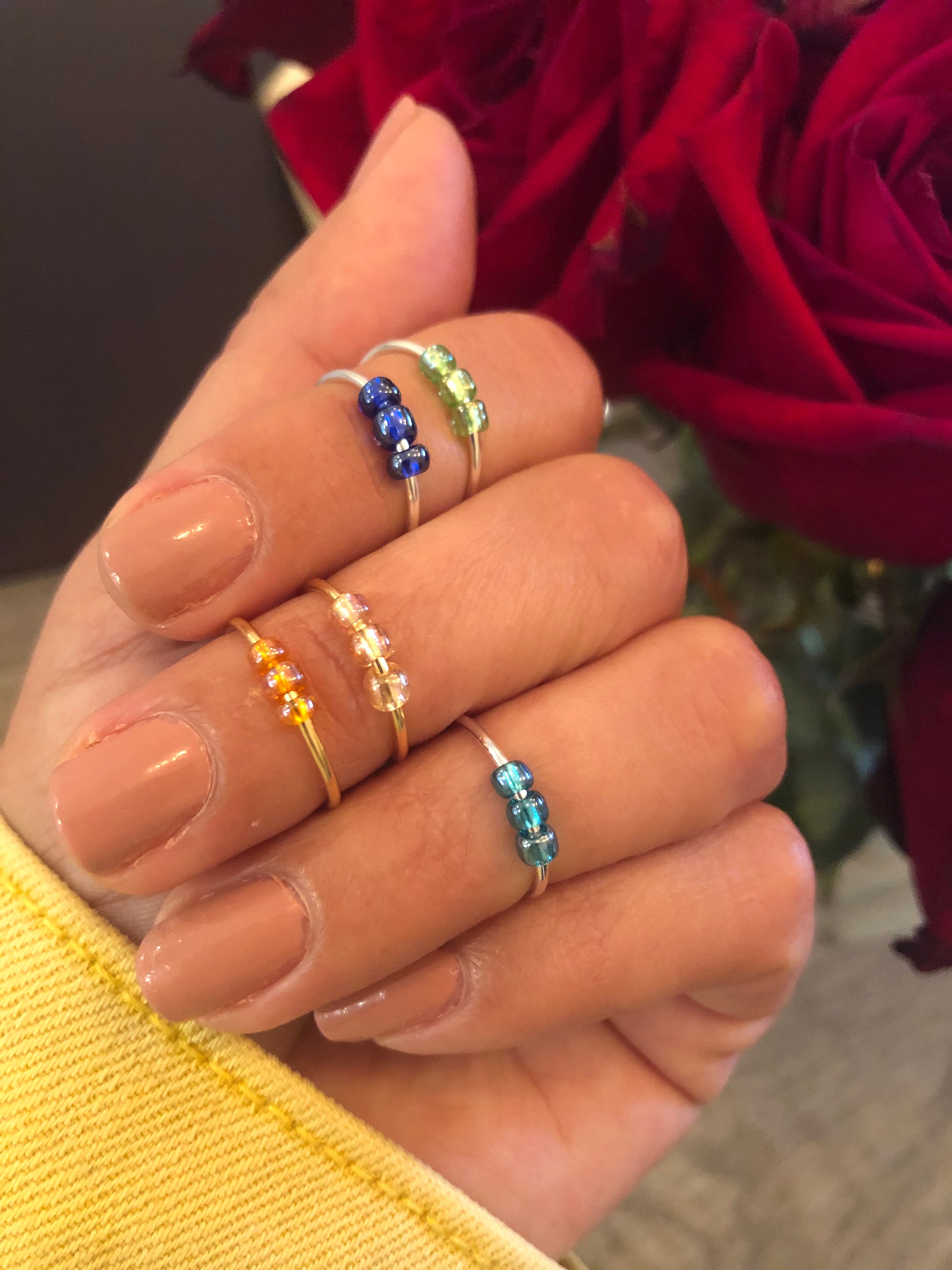 Midi rings set knuckle ring set of 3 dainty midis boho chic Etsy