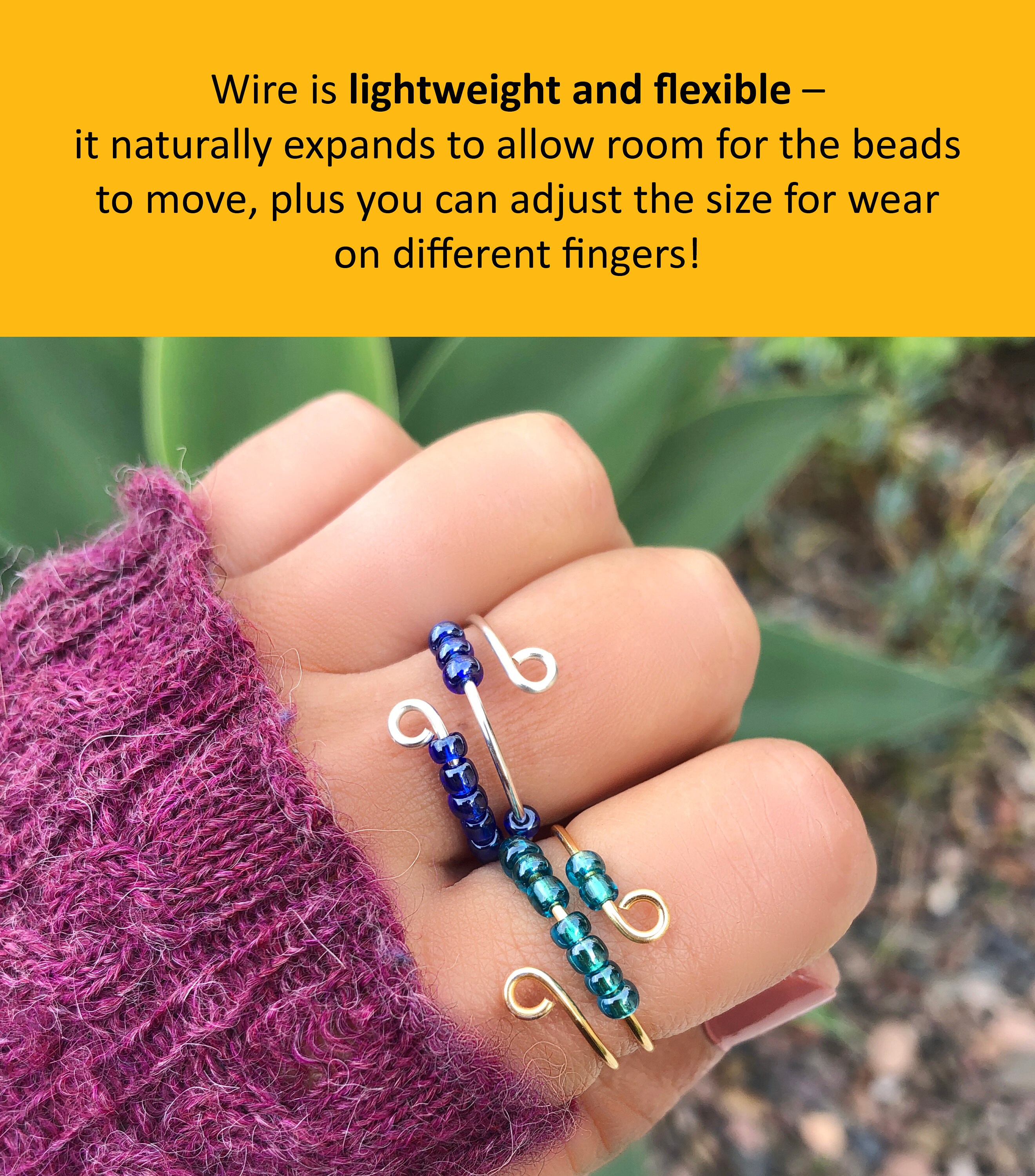Rosary Ring 10 Bead, Fidget Ring, Prayer, Catholic Faith Gift - Etsy