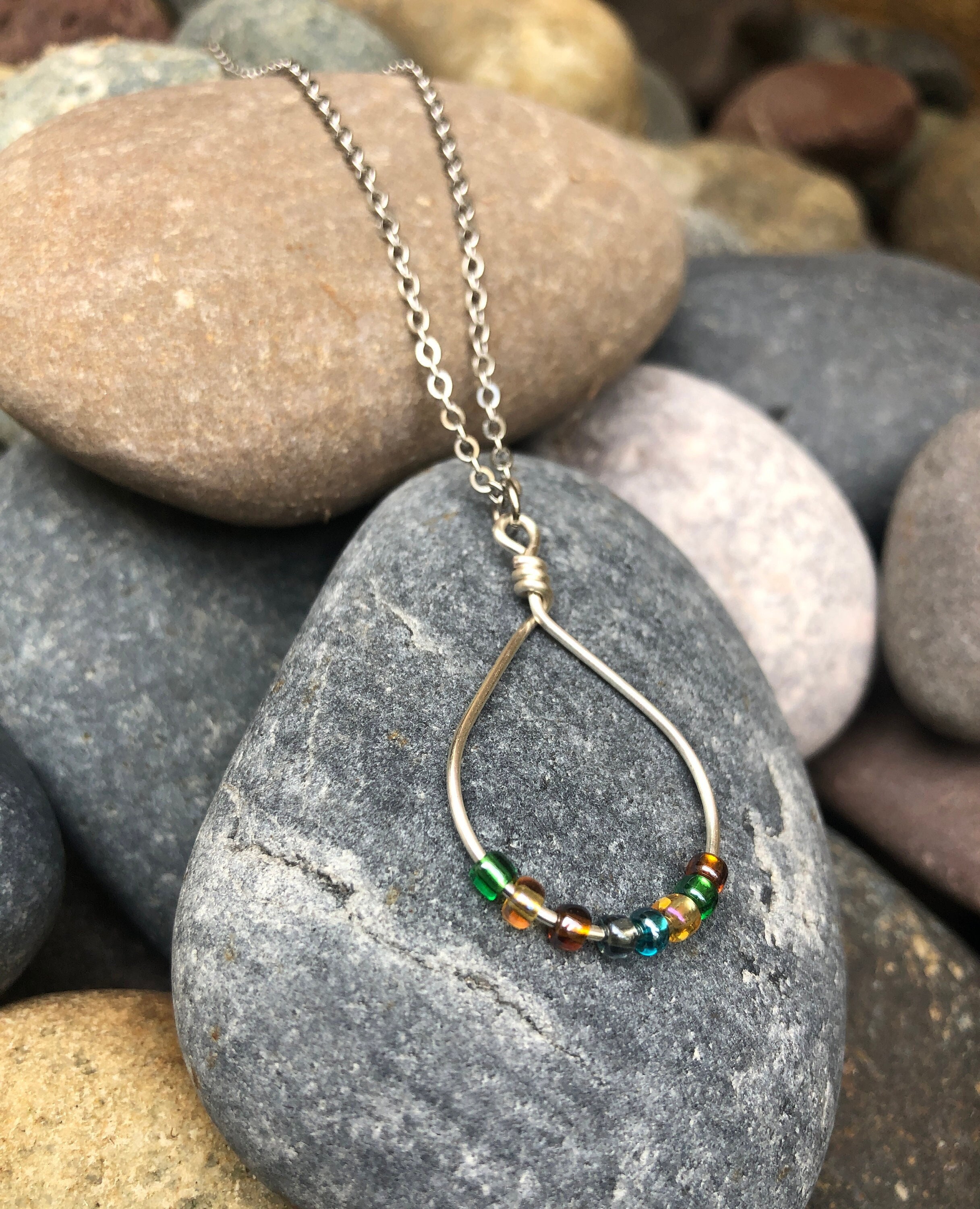 Anxiety Necklace Boho Chic Fidget 