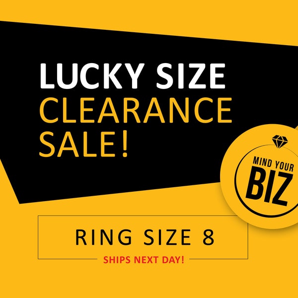 Lucky size 8 rings clearance sale, sale items with free shipping, jewelry, ring