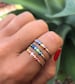 Fidget ring set of 3, anxiety bead rings in random colors, worry rings, spinner ring, rings for women 