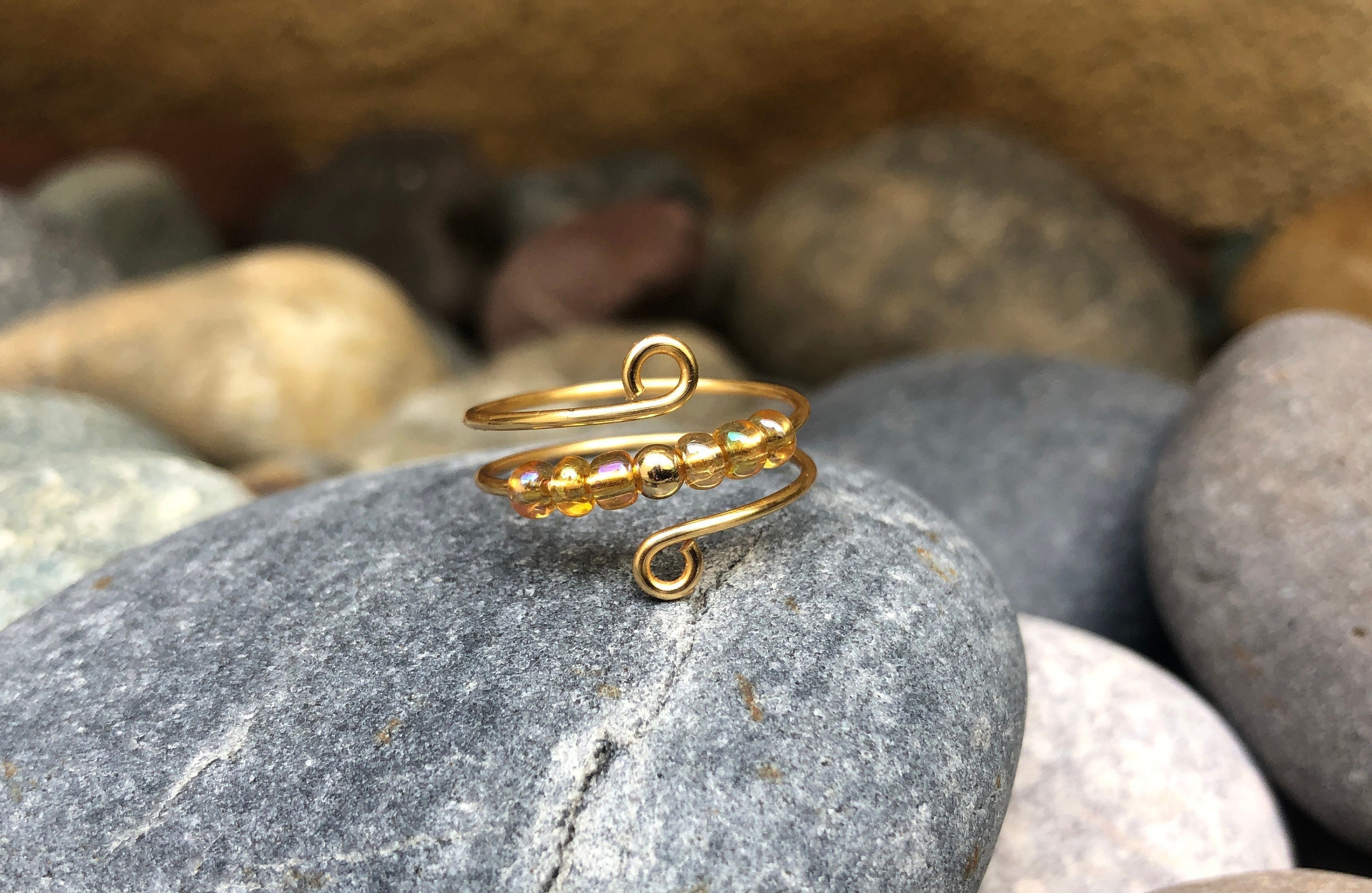 Anxiety ring gold online
