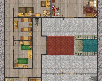 Mapa RPG Keep Basement