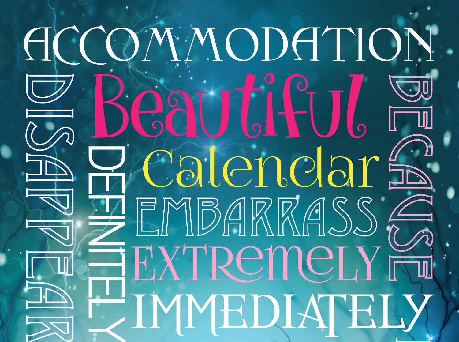 Fantasy Spell Well Poster / Spelling Poster / Educational Etsy UK