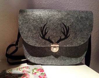 Bag with deer harrier and black Bollenhut