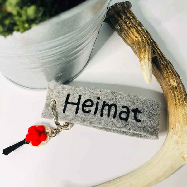 Filzanhänger Bollenhut „Heimat“