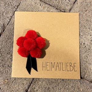 Carte pliante avec Bollenhut