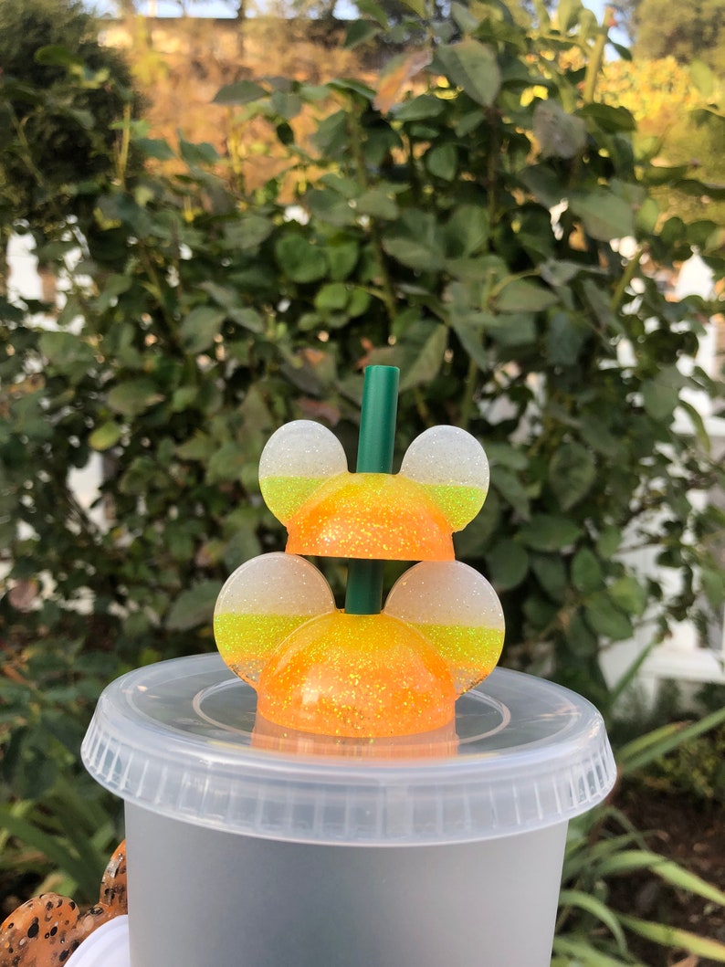 Candy Corn Straw Topper