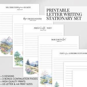 Jw Letter Writing Paper Printable Stationary Field Service Ministry Supplies
