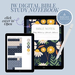 JW Digital Bible Study Notebook for GoodNotes Minimalist Style