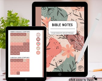 JW DIGITAL BIBLE Study Notebook for Goodnotes, Boho Floral Design, Bible Study Notebook, Personal Study, Jw Meetings, Jw Christian Life