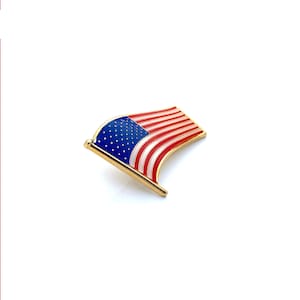 American Flag Lapel Pin: Patriotic Enamel USA Pin