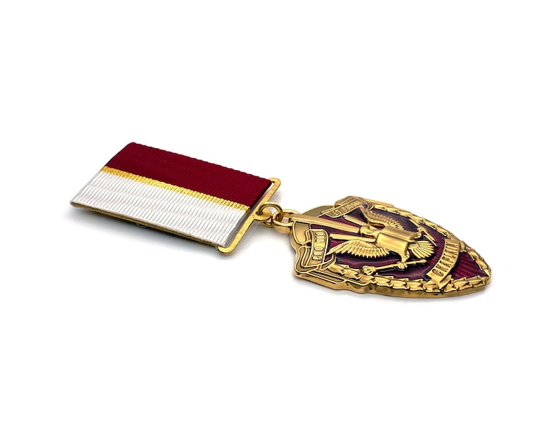 Sign for Serving God, Pro Deo Et Patria, Chaplain Badge, Ukrainian