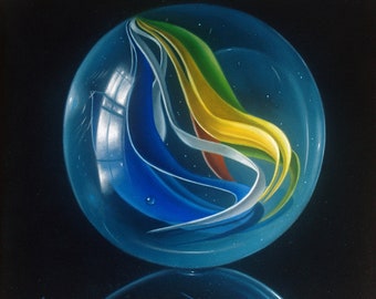 Original Oil Painting, Ripples, by George A. Gonzalez