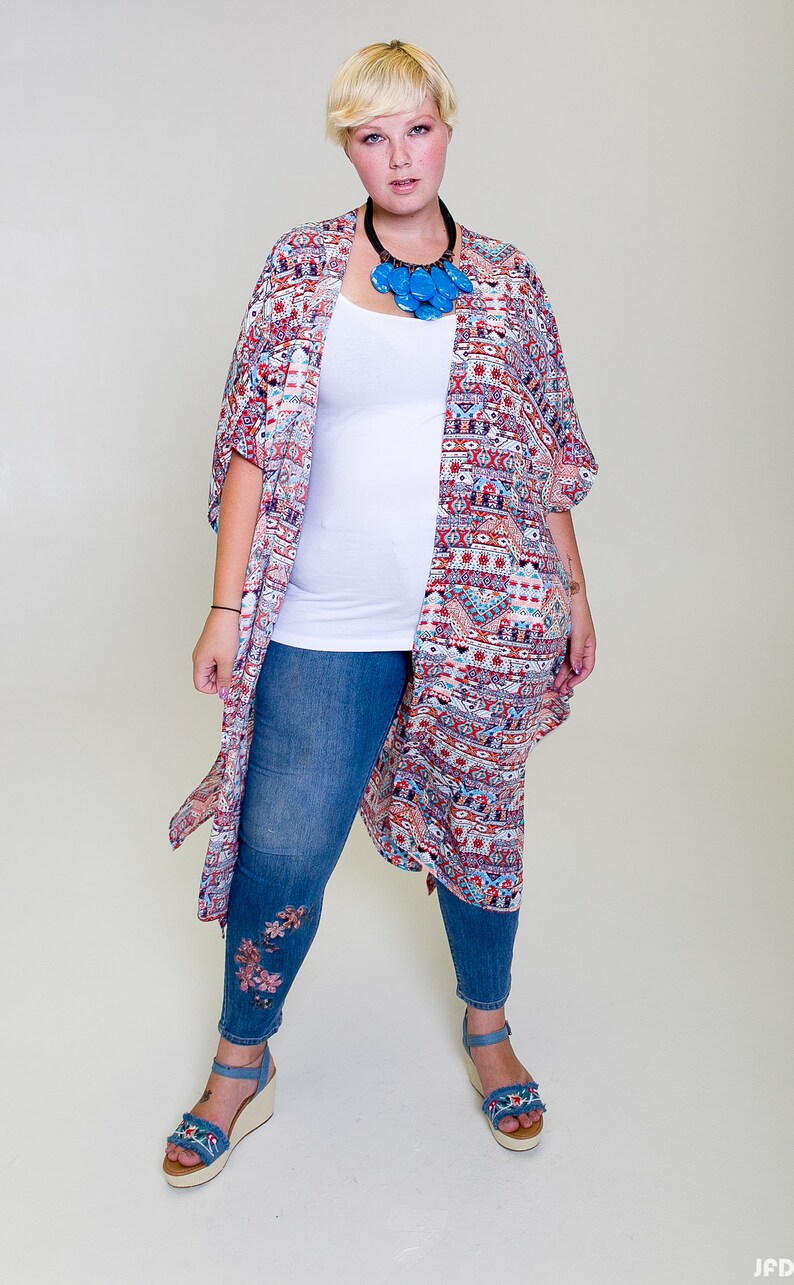 Plus Size Duster Plus Size Kimono Duster Dusters Etsy