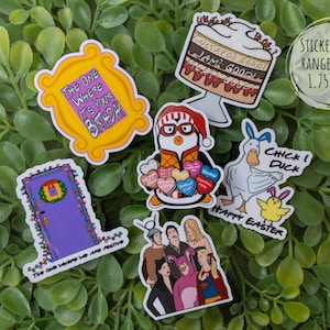 The one with all the holidays - Friends stickers- Friends decor - Tv show - Book Stickers- Kindle Stickers- Laptop Stickers