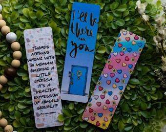 Friends Theme Bookmarks - The one where - Handmade Bookmarks-Book lover- Gifts
