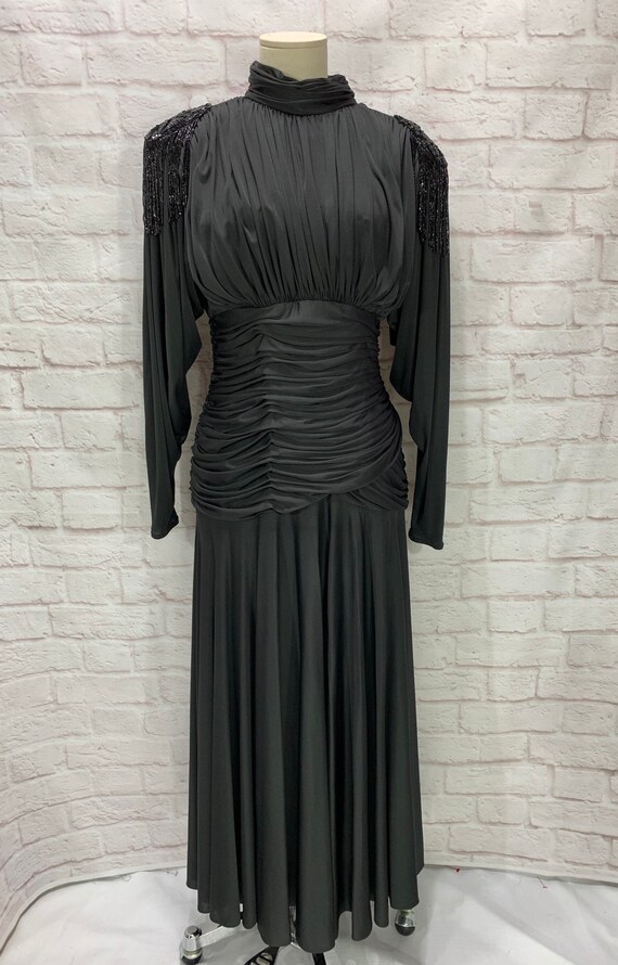 Vintage Miss Elliette Black Dress