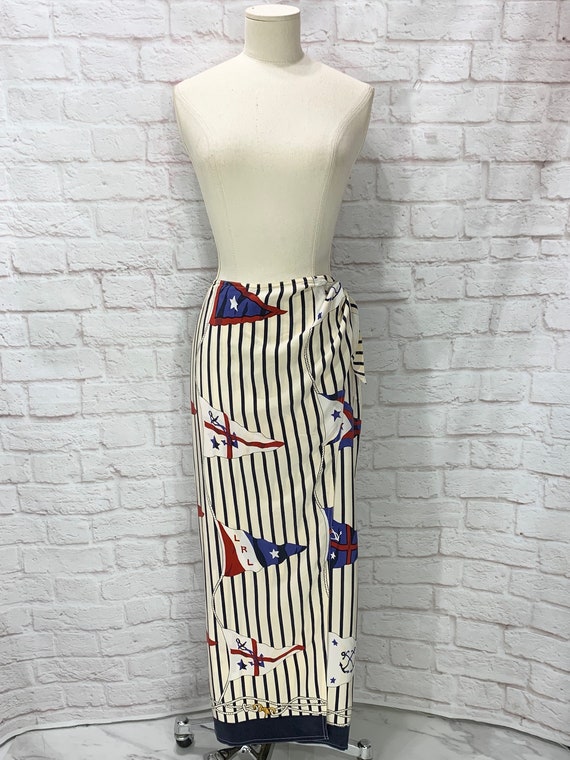 Ralph Lauren Nautical Wrap Skirt