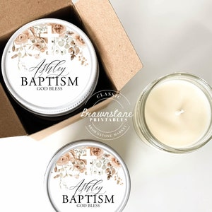 Baptism Thank You Gift - Dedication Party Favor