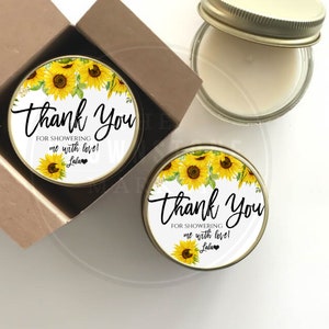 Sun Flower Bridal Shower Favors |  Housewarming Party | Bridal Party Gift | Bridal Shower Decor | Sun Flower | Thank You -