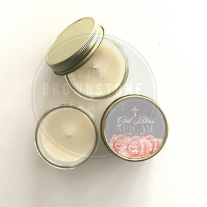 Baby Dedication Favors - God Bless - Baby Girl Baptism  - Personalized Favors - Christening Favor-