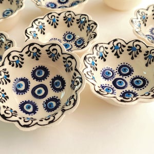 Ciotole uniche contro il malocchio per bomboniere, ciotole per matrimoni, sfuse, regalo per invitati a nozze, Nazar Boncuk, matrimonio greco, addio al nubilato, Malocchio