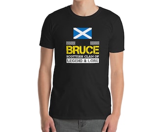 Camiseta legendaria del clan escocés Bruce