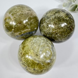 Vesuvianite Sphere – RARE Crystal for Growth, Balance & Emotional Healing
