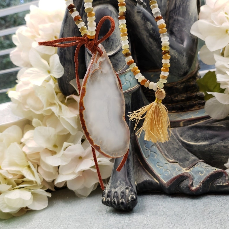 Boho Agate Necklace