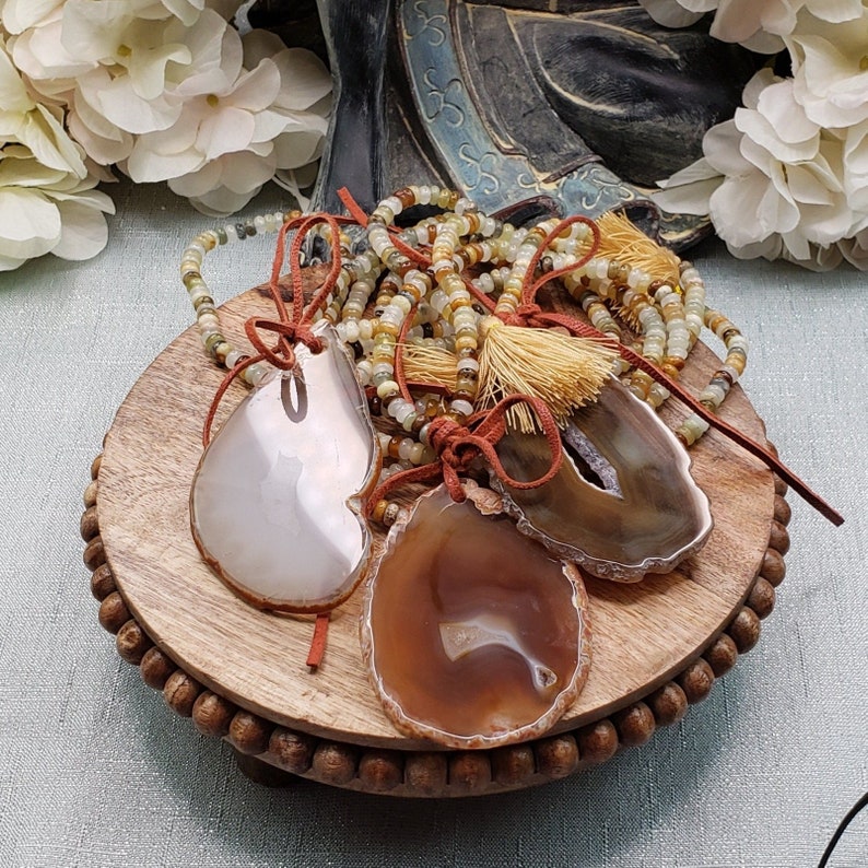 Boho Agate Necklace