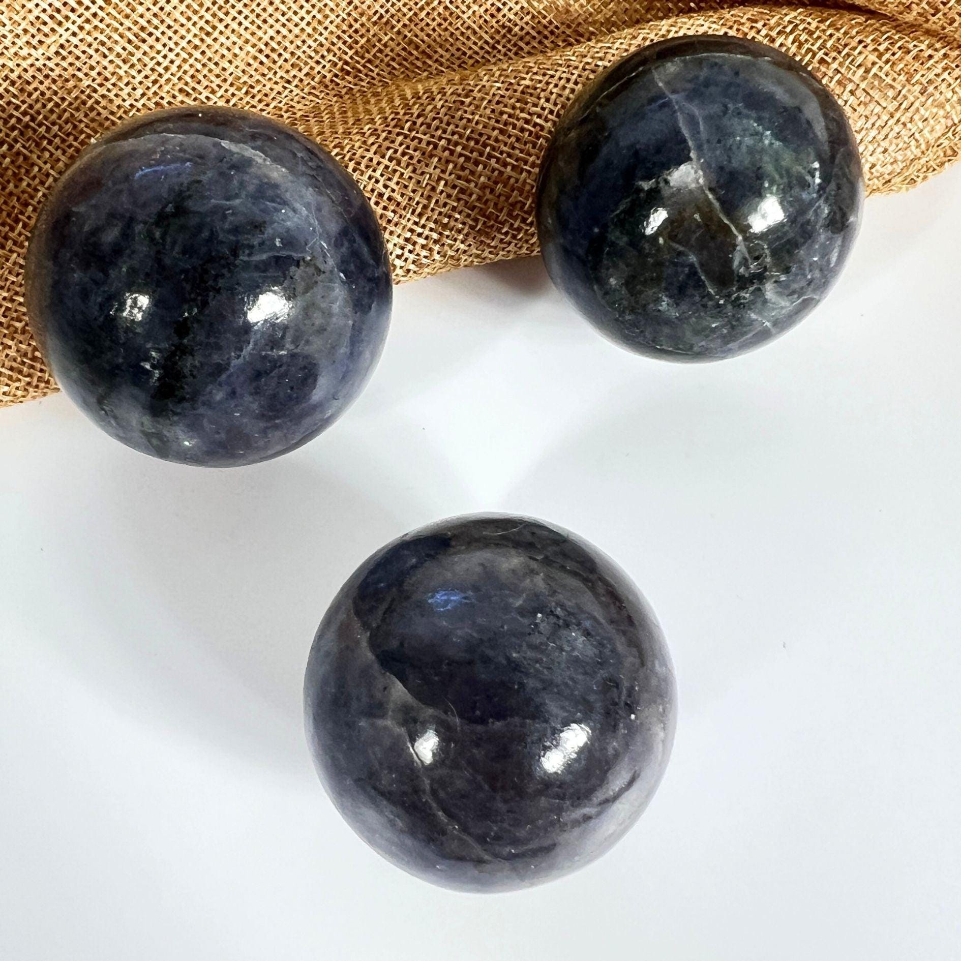 Iolite Sphere - Etsy