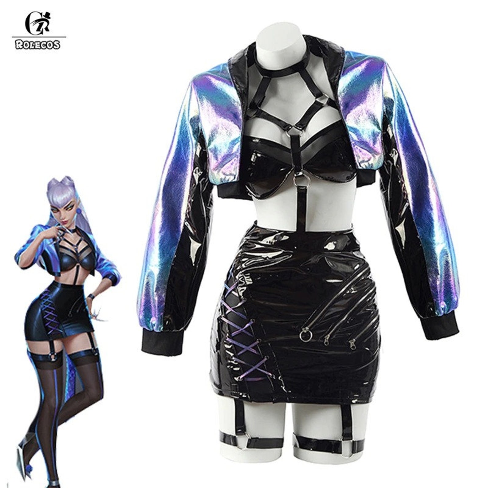 Game LOL KDA Cosplay Costume Evelynn Cosplay Costume Women | Etsy